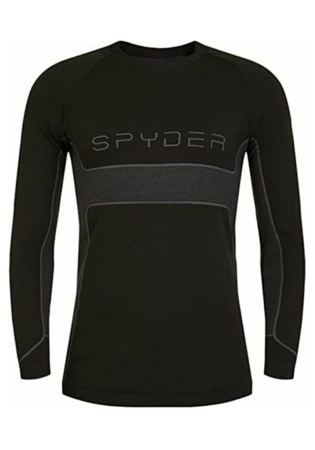 Męski T-shirt + spodnie Spyder Momentum Baselayer Black