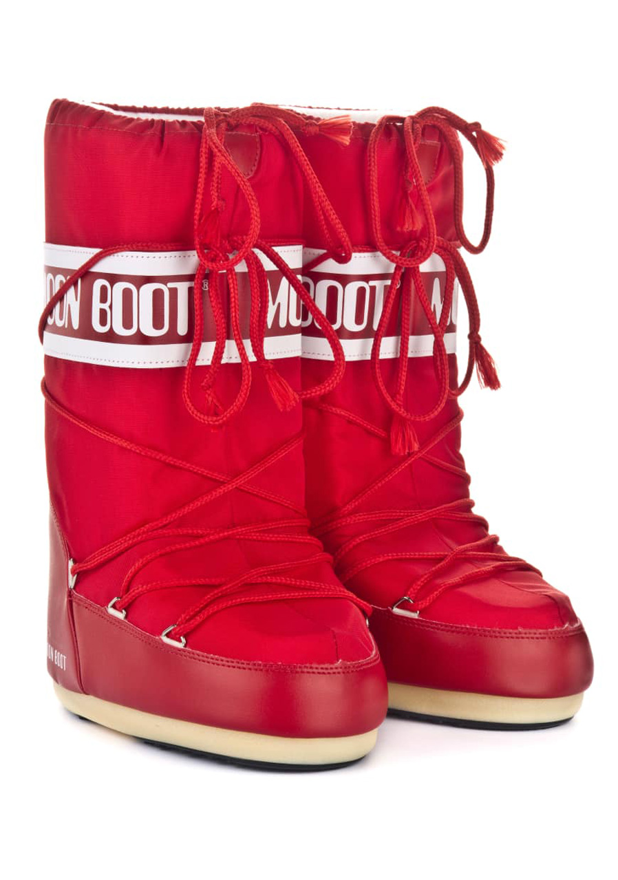 Dziecięce buty zimowe Tecnica Moon Boot Nylon Red JR | David sport Harrachov